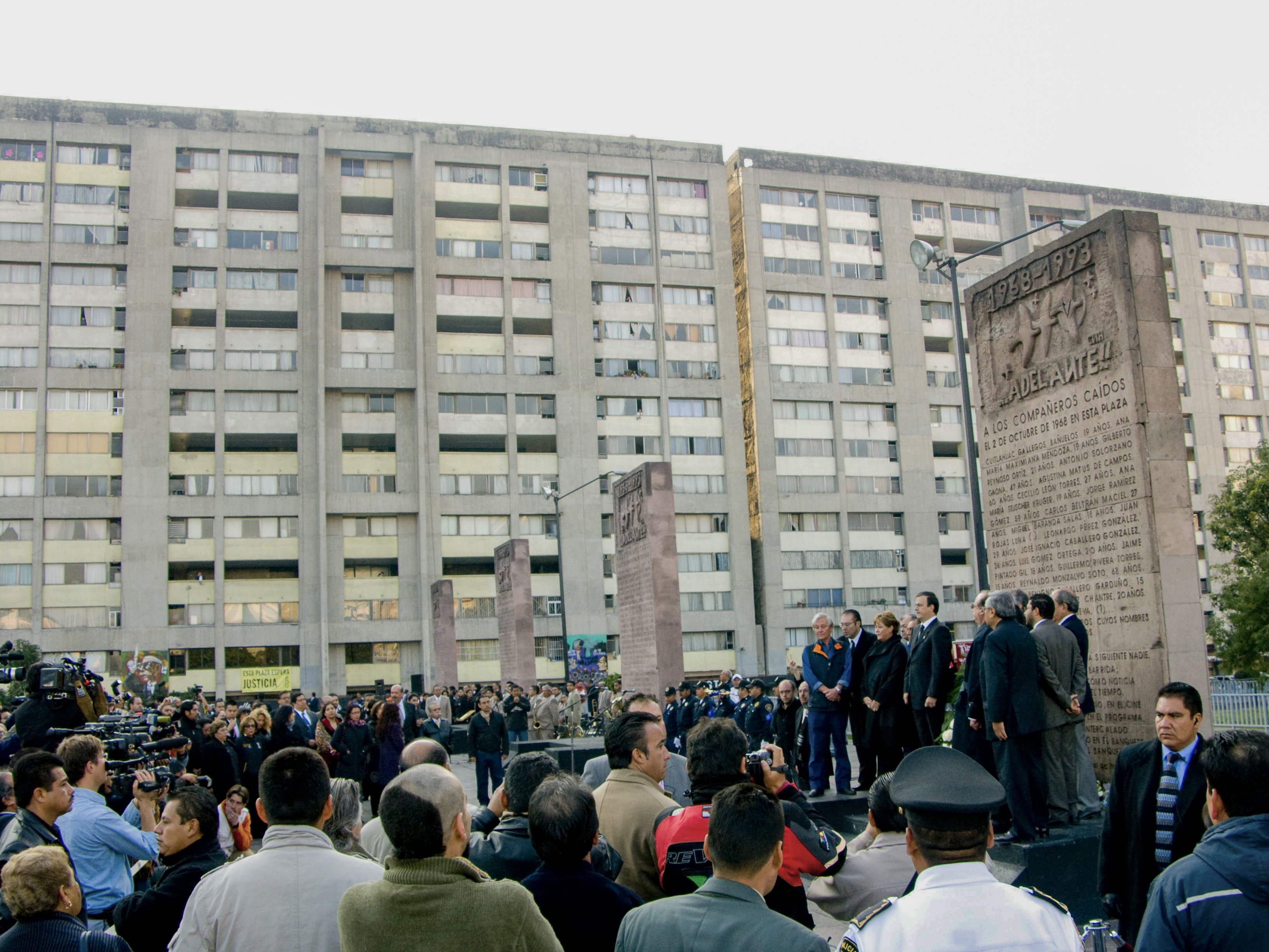 Plaza Tres Culturas, Tlatelolco October 2, 2008.