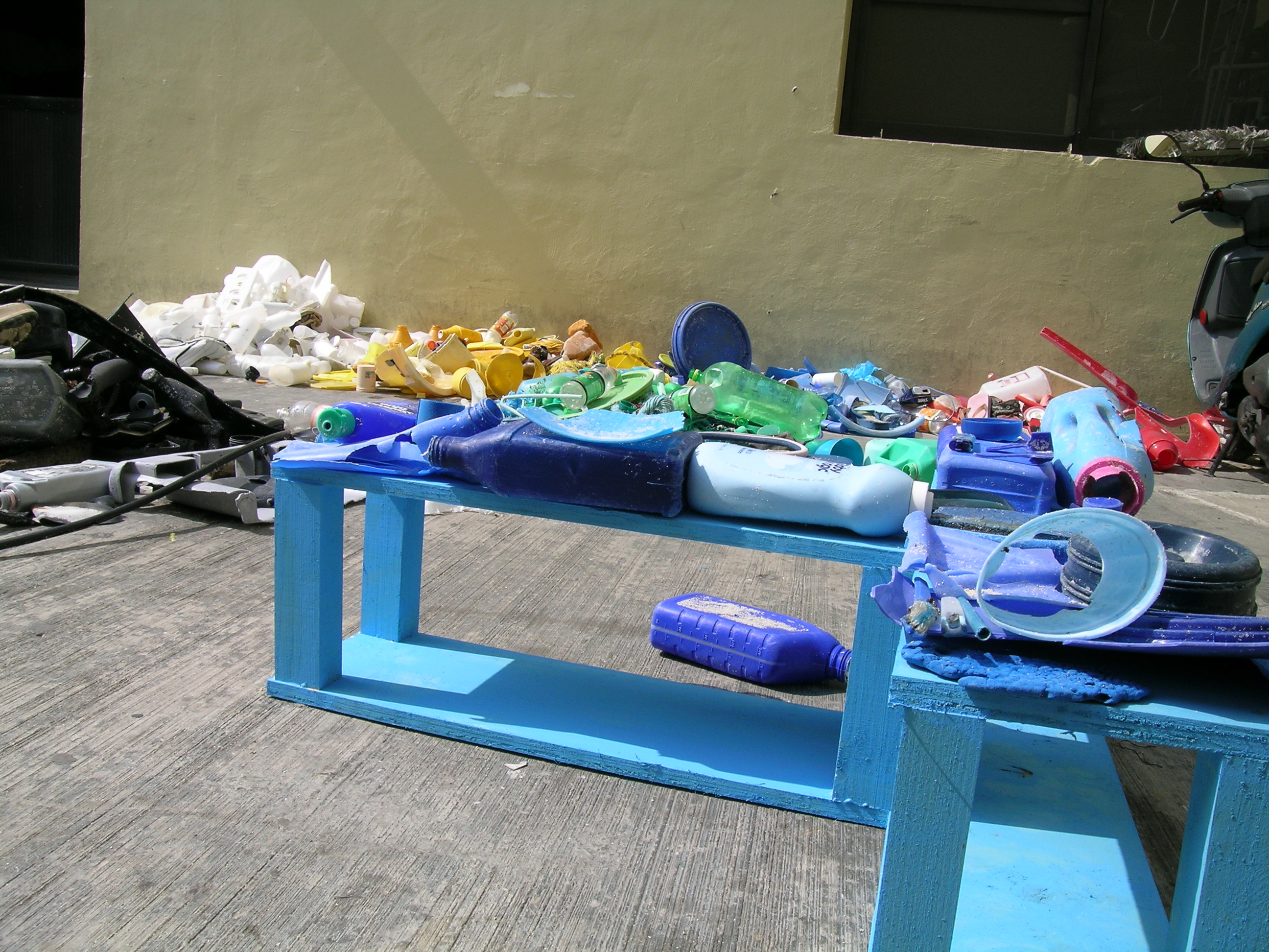 selección de basura por colores